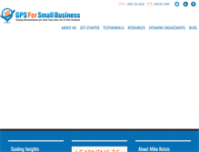 Tablet Screenshot of gpsforsmallbusiness.com